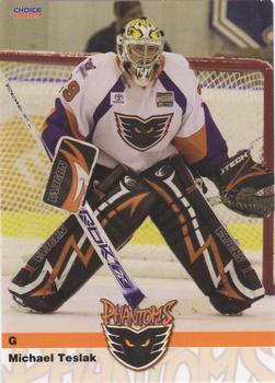 2008-09 Choice Philadelphia Phantoms (AHL) #26 Michael Teslak Front