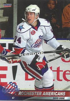2008-09 Choice Rochester Americans (AHL) #4 David Brine Front