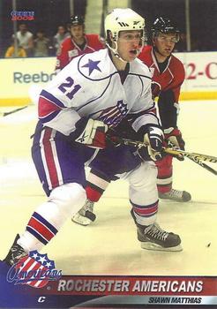 2008-09 Choice Rochester Americans (AHL) #18 Shawn Matthias Front
