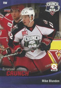 2008-09 Choice Syracuse Crunch (AHL) #9 Mike Blunden Front