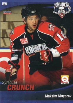2008-09 Choice Syracuse Crunch (AHL) #10 Maksim Mayorov Front