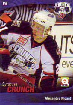 2008-09 Choice Syracuse Crunch (AHL) #12 Alexandre Picard Front