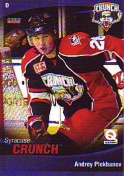 2008-09 Choice Syracuse Crunch (AHL) #17 Andrei Plekhanov Front