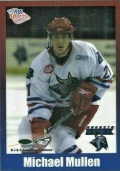 2008-09 RBI Sports Augusta Lynx (ECHL) #NNO Mike Mullen Front