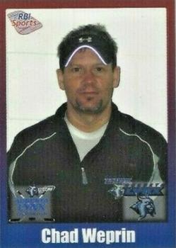 2008-09 RBI Sports Augusta Lynx (ECHL) #NNO Chad Weprin Front