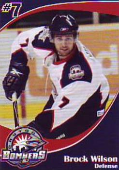2008-09 Big League Cards Dayton Bombers (ECHL) #NNO Brock Wilson Front