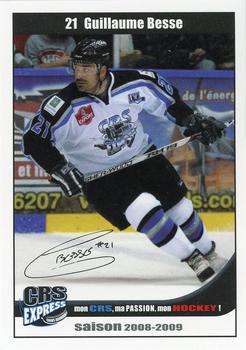 2008-09 St. Georges CRS Express (LNAH) #4 Guillaume Besse Front