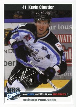 2008-09 St. Georges CRS Express (LNAH) #9 Kevin Cloutier Front
