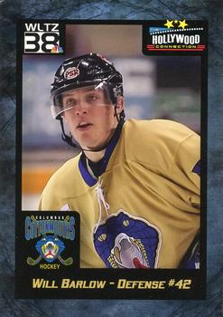 2008-09 Hollywood Connection Columbus Cottonmouths (SPHL) #NNO Will Barlow Front