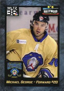 2008-09 Hollywood Connection Columbus Cottonmouths (SPHL) #NNO Michael George Front