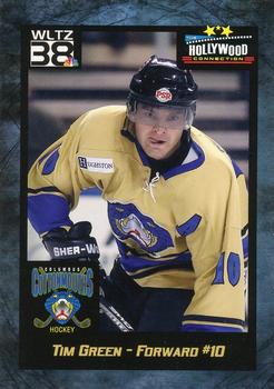 2008-09 Hollywood Connection Columbus Cottonmouths (SPHL) #NNO Tim Green Front