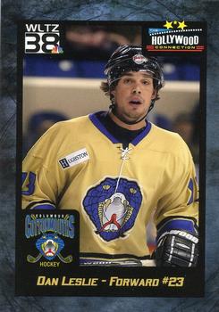 2008-09 Hollywood Connection Columbus Cottonmouths (SPHL) #NNO Dan Leslie Front