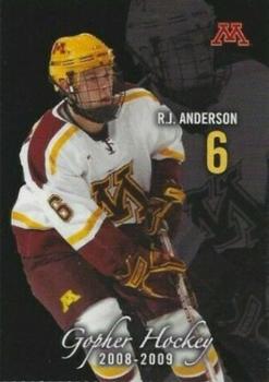 2008-09 Minnesota Golden Gophers (NCAA) #NNO R.J. Anderson Front