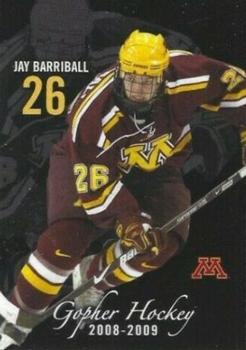 2008-09 Minnesota Golden Gophers (NCAA) #NNO Jay Barriball Front