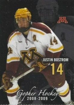 2008-09 Minnesota Golden Gophers (NCAA) #NNO Justin Bostrom Front