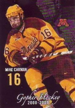2008-09 Minnesota Golden Gophers (NCAA) #NNO Mike Carman Front