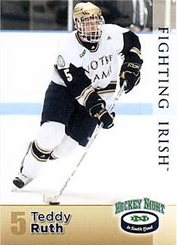 2008-09 Notre Dame Fighting Irish (NCAA) #24 Theo Ruth Front