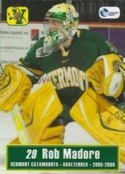 2008-09 L. Brown & Sons Vermont Catamounts (NCAA) #16 Rob Madore Front