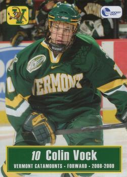 2008-09 L. Brown & Sons Vermont Catamounts (NCAA) #27 Colin Vock Front