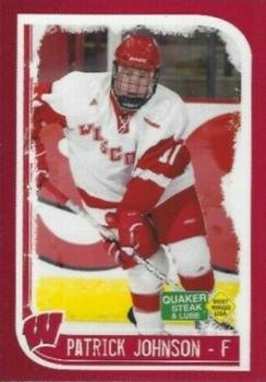 2008-09 Quaker Steak and Lube Wisconsin Badgers (NCAA) #NNO Patrick Johnson Front