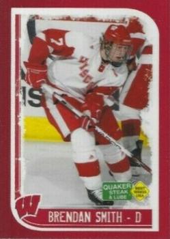 2008-09 Quaker Steak and Lube Wisconsin Badgers (NCAA) #NNO Brendan Smith Front