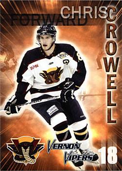2008-09 Coca-Cola/McDonald's Vernon Vipers (BCHL) #NNO Chris Crowell Front