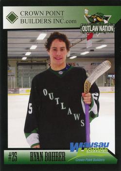 2008-09 North Iowa Outlaws (NAHL) #NNO Ryan Bohrer Front
