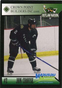 2008-09 North Iowa Outlaws (NAHL) #NNO Jon Crouse Front