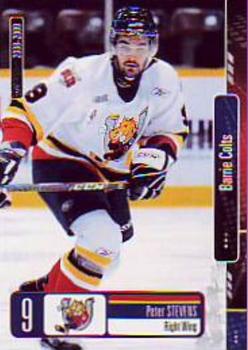 2008-09 Extreme Barrie Colts (OHL) #6 Peter Stevens Front