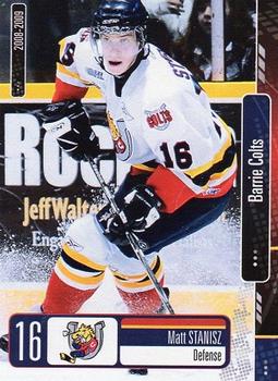 2008-09 Extreme Barrie Colts (OHL) #12 Matt Stanisz Front