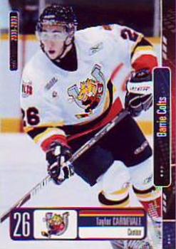 2008-09 Extreme Barrie Colts (OHL) #20 Taylor Carnevale Front