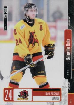 2008-09 Extreme Belleville Bulls (OHL) #18 Nick Pageau Front