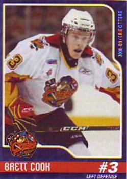 2008-09 Erie Otters (OHL) #5 Brett Cook Front