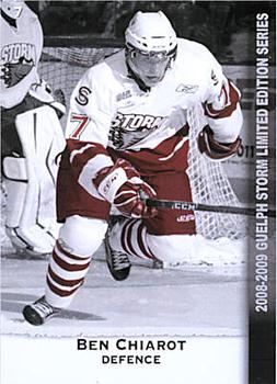 2008-09 M&T Printing Guelph Storm (OHL) #NNO Ben Chiarot Front