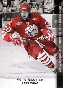 2008-09 M&T Printing Guelph Storm (OHL) #NNO Yves Bastien Front