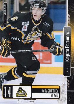 2008-09 Extreme Kingston Frontenacs (OHL) #13 Kelly Geoffrey Front