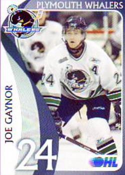 2008-09 Plymouth Whalers (OHL) #A-05 Joe Gaynor Front