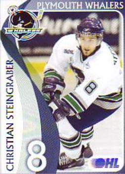2008-09 Plymouth Whalers (OHL) #A-14 Christian Steingraber Front