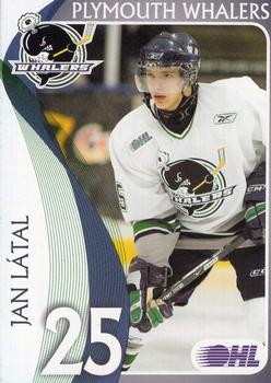 2008-09 Plymouth Whalers (OHL) #B-06 Jan Latal Front