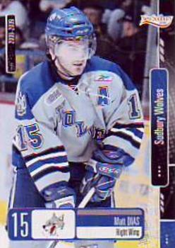 2008-09 Extreme Sudbury Wolves (OHL) #4 Matt Dias Front