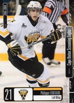 2008-09 Extreme Cape Breton Screaming Eagles (QMJHL) #19 Philippe Fontaine Front