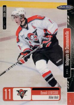 2008-09 Extreme Drummondville Voltigeurs (QMJHL) #6 Benoit Levesque Front