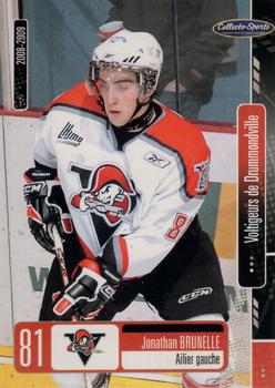 2008-09 Extreme Drummondville Voltigeurs (QMJHL) #20 Jonathan Brunelle Front