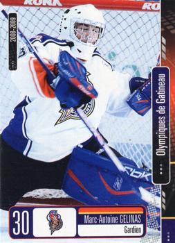 2008-09 Extreme Gatineau Olympiques (QMJHL) #22 Marc-Antoine Gelinas Front