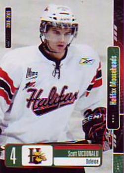 2008-09 Extreme Halifax Mooseheads (QMJHL) #7 Scott McDonald Front