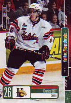 2008-09 Extreme Halifax Mooseheads (QMJHL) #19 Charles Bety Front