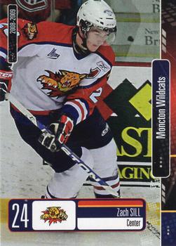 2008-09 Extreme Moncton Wildcats (QMJHL) #10 Zack Sill Front