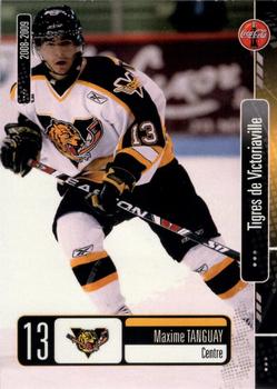 2008-09 Extreme Victoriaville Tigres (QMJHL) #21 Maxime Tanguay Front