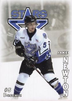 2008-09 Blueline Booster Club Lincoln Stars (USHL) #6 Jake Newton Front