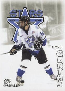2008-09 Blueline Booster Club Lincoln Stars (USHL) #11 David Gerths Front